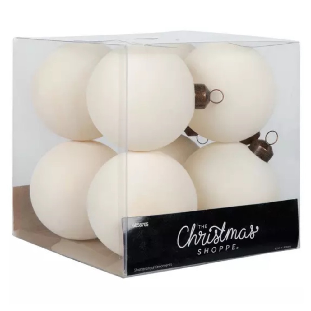 Hobby Lobby Flocked Christmas Ornaments